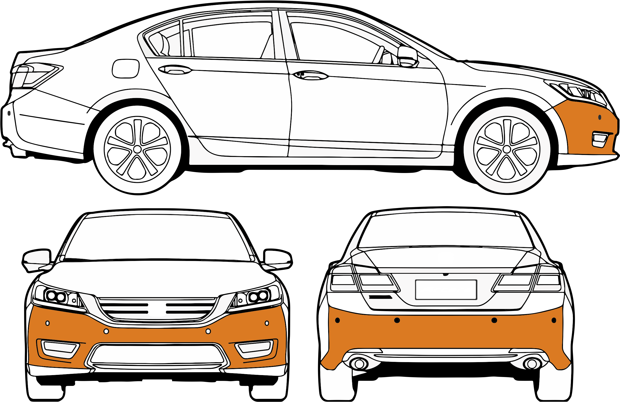 Louie's Automotive - Executive Car Clipart (3000x2400), Png Download