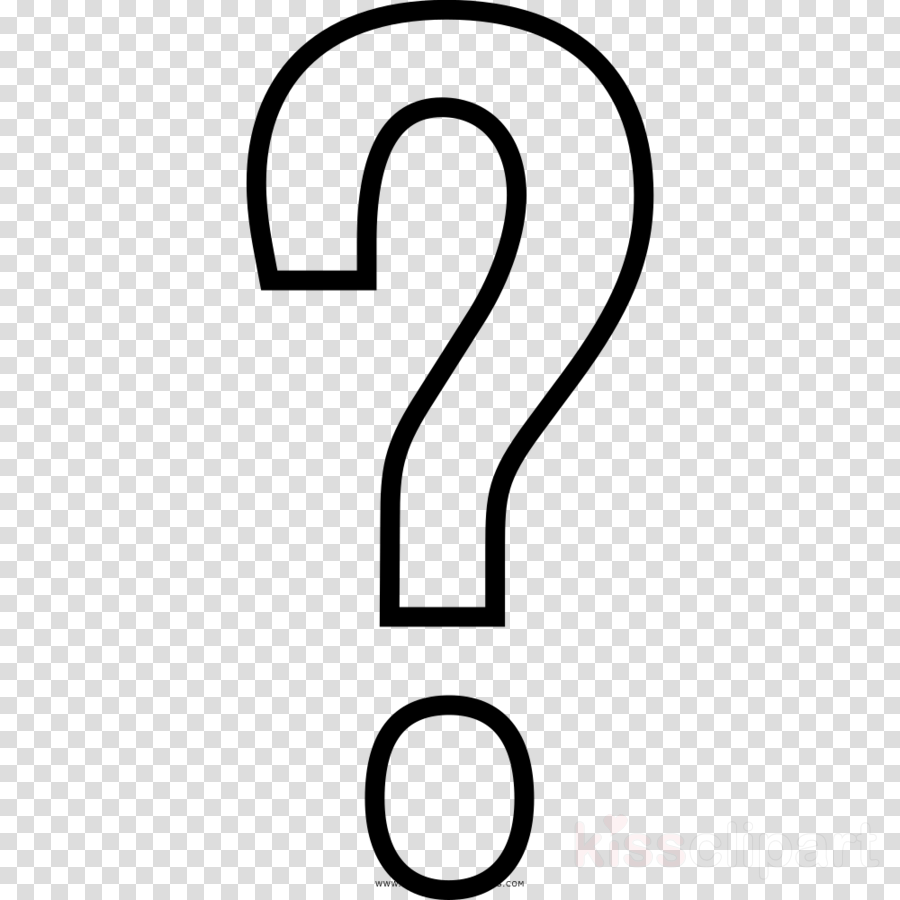 Question Mark Coloring Page With Drawing Question Information - Bass Clef Transparent Background Clipart (900x900), Png Download