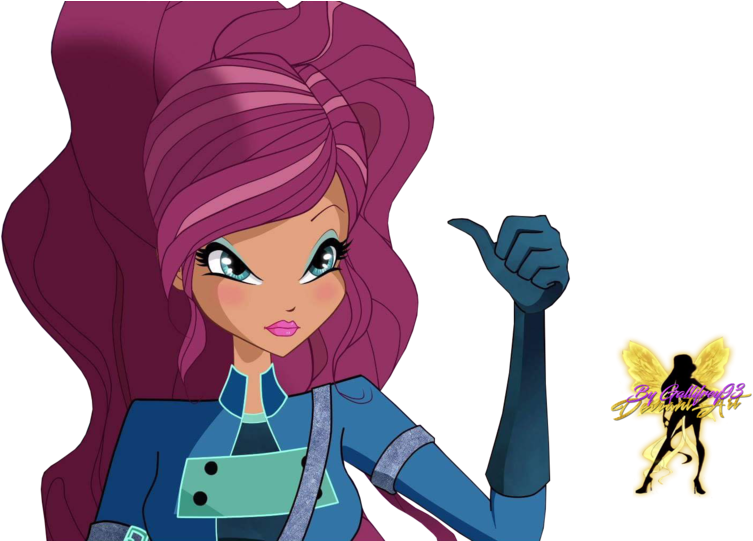 Spy Png - World Of Winx Aisha Clipart (1024x540), Png Download