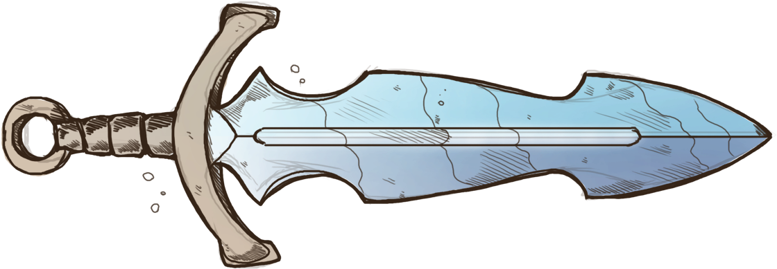 Dagger Clipart (1143x463), Png Download