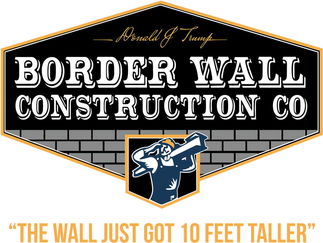 Trump Border Wall Construction Co - Graphic Design Clipart (1200x1200), Png Download