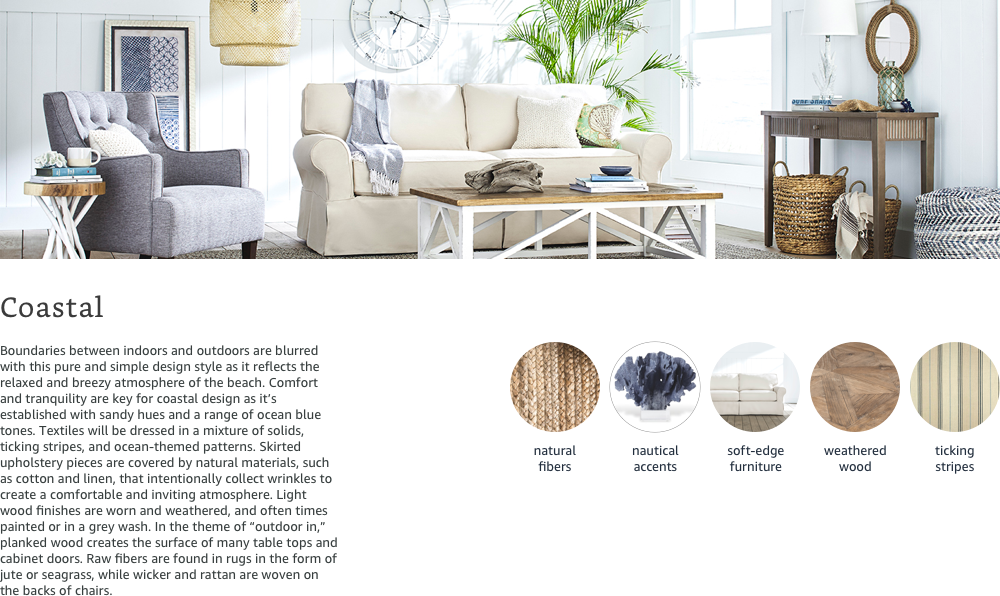 The Coastal Store - Living Room Clipart (1000x596), Png Download