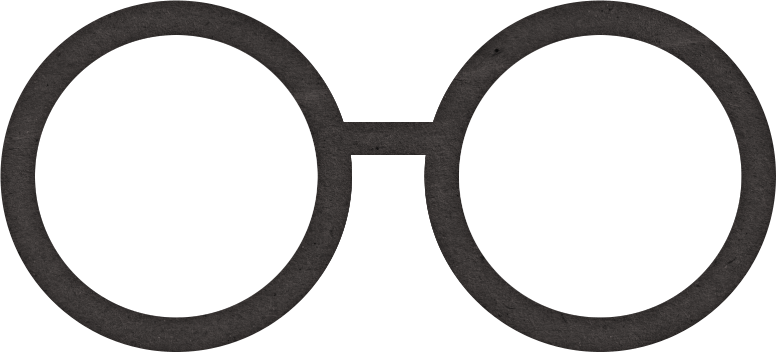 Glasses Funny Panda Free Images - แว่น กลม Png Clipart (1549x703), Png Download