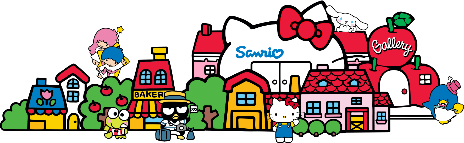 Store Locator - Hello Kitty Clipart (1772x548), Png Download