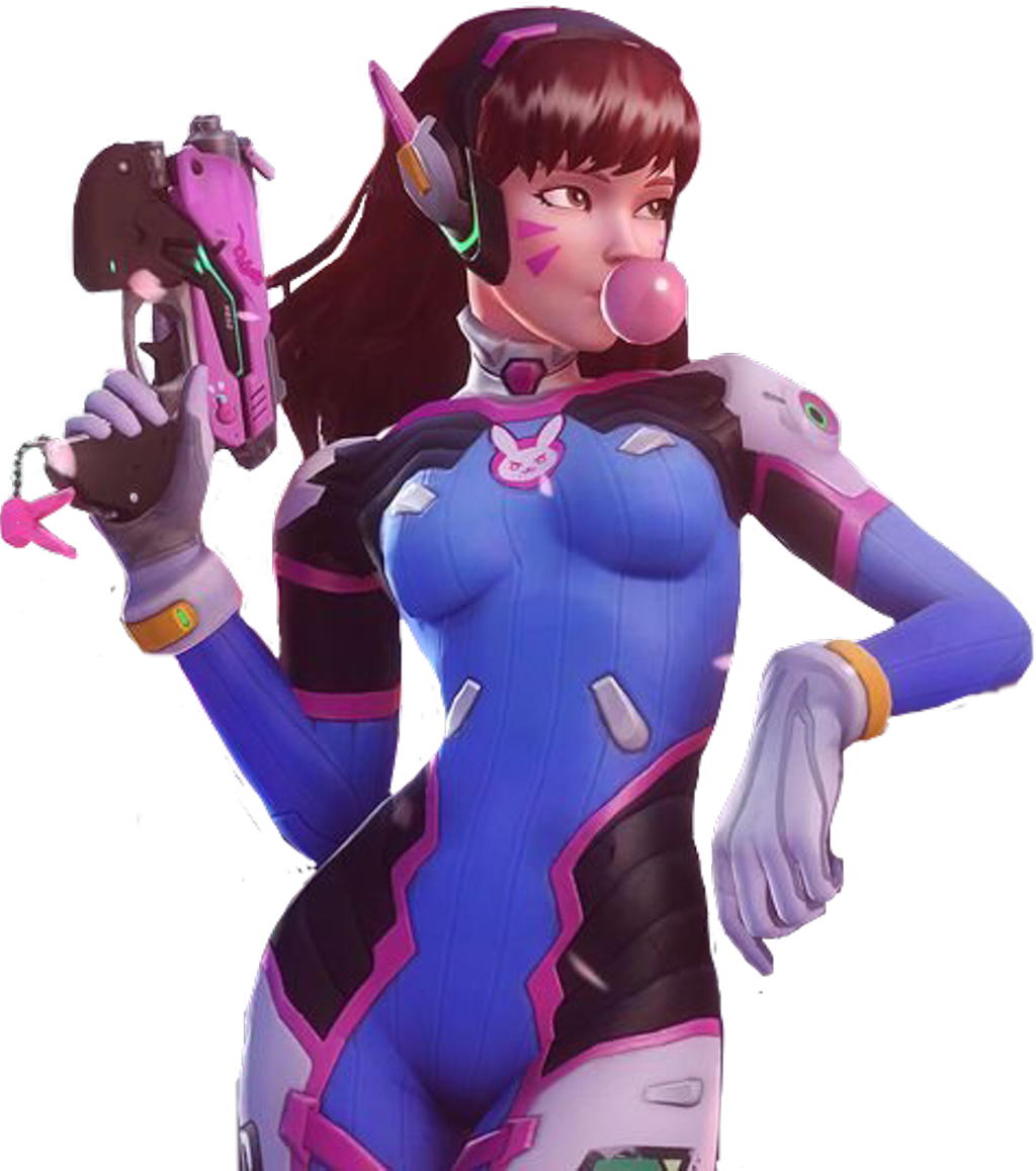 #dva #overwatch #girl #gaming #gamergirl #waifu #cute - Dva Overwatch Transparent Clipart (1024x1158), Png Download