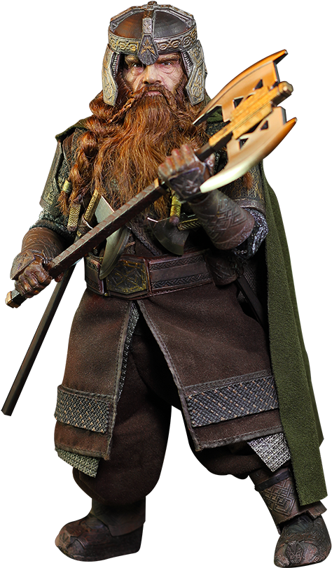 The - Dwarf Warrior Lord Of The Rings Clipart (480x813), Png Download