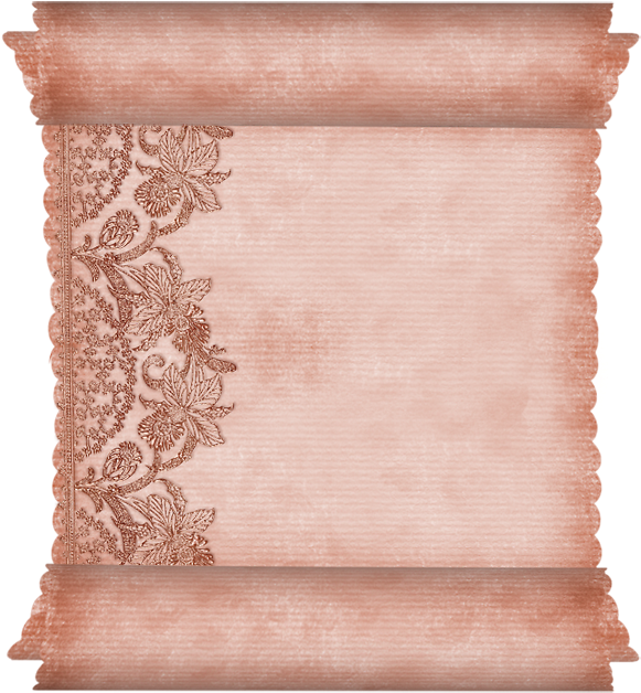 Scrolled Paper / Background Borders And Frames, Old - Birthday Clipart (611x649), Png Download