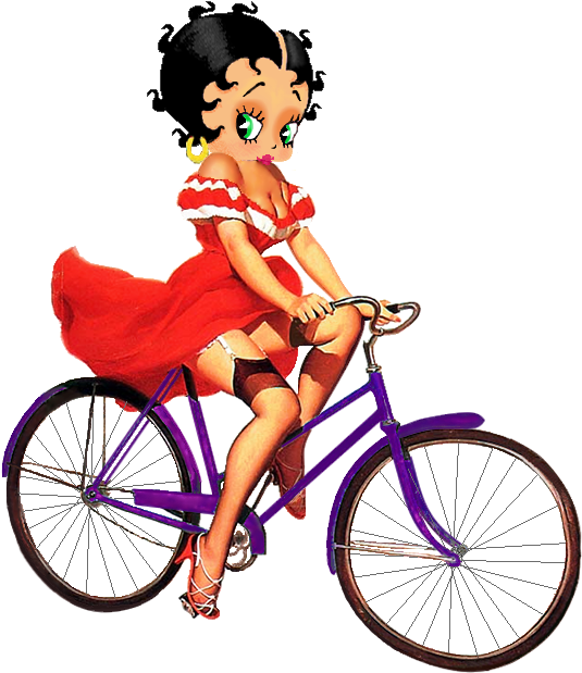 Betty Boop - Spring Pin Up Girl Clipart (541x635), Png Download