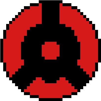 Random Image From User - Deadpool Logo Pixel Art Clipart (600x600), Png Download
