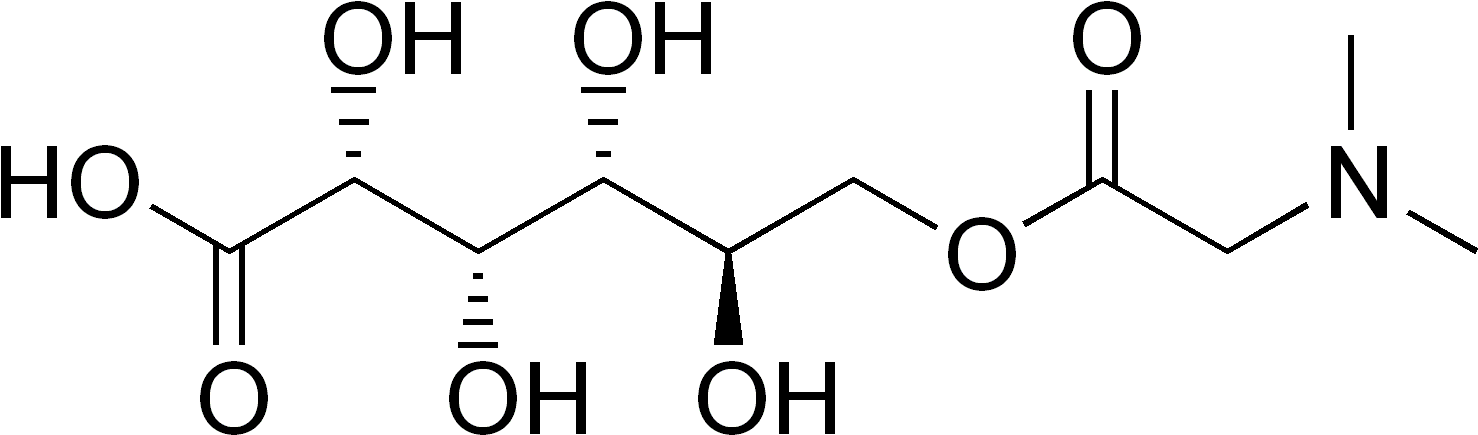 Pangamic Acid - R R 1 2 Diaminocyclohexane Mono Tartrate Salt Clipart (1487x438), Png Download