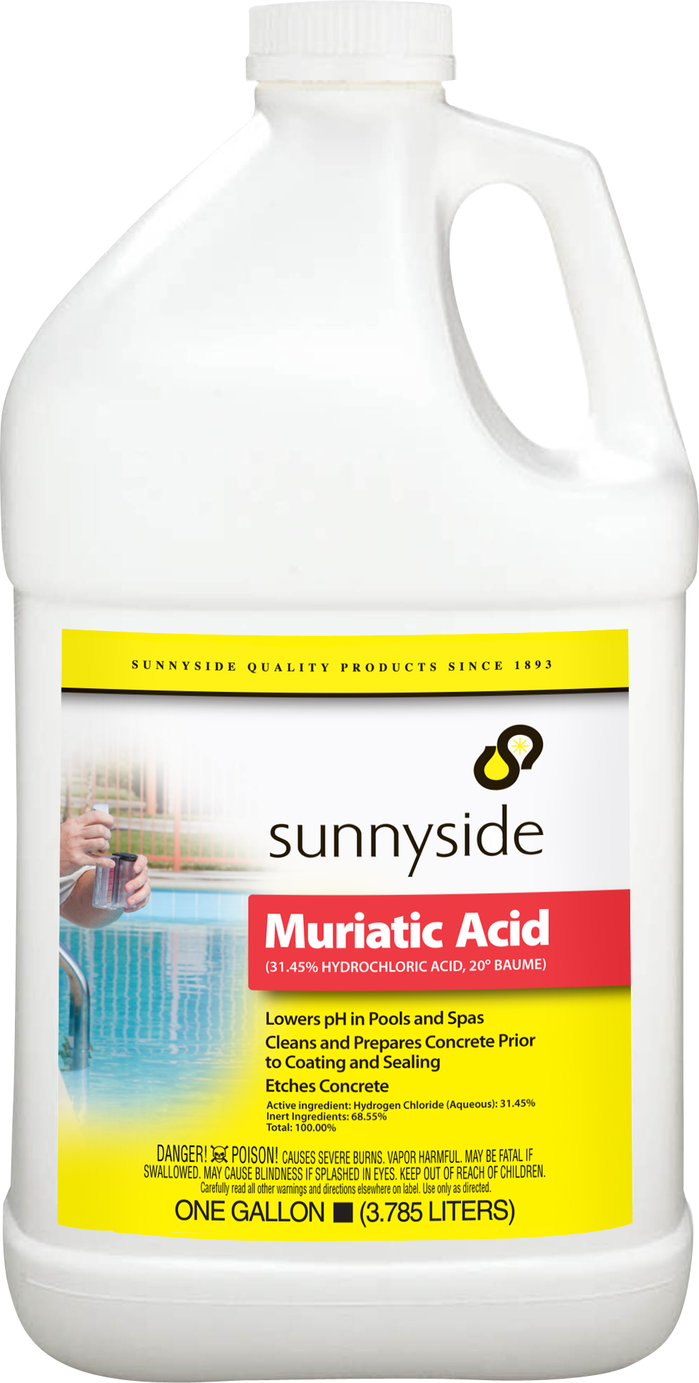 Download Product Image [png] - Ingredients Of Muriatic Acid Clipart (987x1953), Png Download