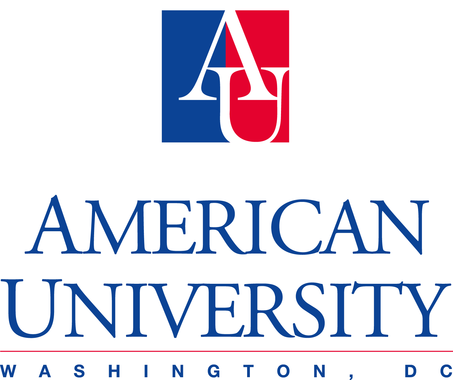 Au Logo [american University Logo Washington, Dc] Png - American University Png Clipart (1483x1244), Png Download