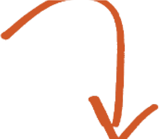 Drawn Arrow Orange Clipart (640x480), Png Download