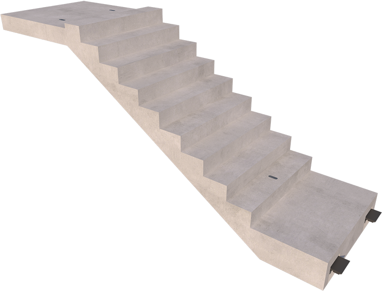 Precast Concrete Stairs & Landings Precast Concrete - Wood Clipart (900x900), Png Download