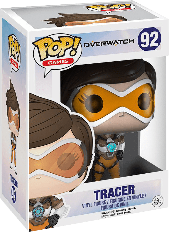 Funko Pop Games Overwatch Tracer - Pop Games 1 Clipart (576x787), Png Download