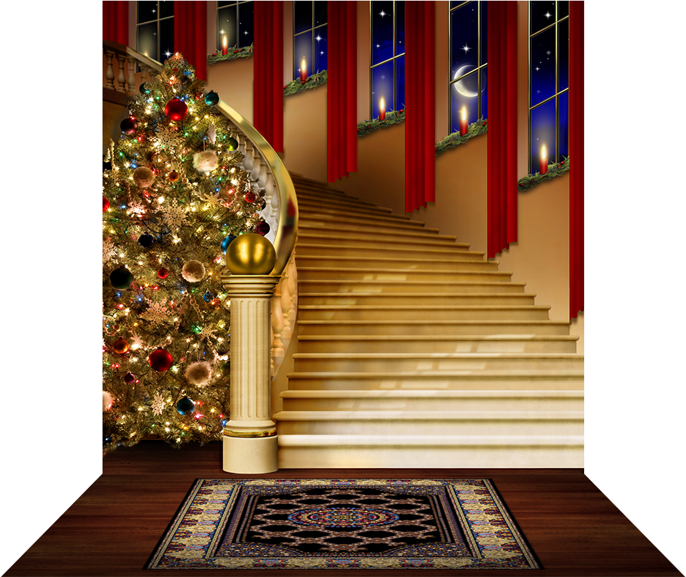 3 Dimensional View Of - Christmas Tree Clipart (1000x1000), Png Download