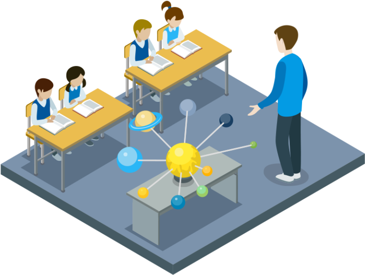 It Complete - Education Management Illustration Clipart (768x623), Png Download