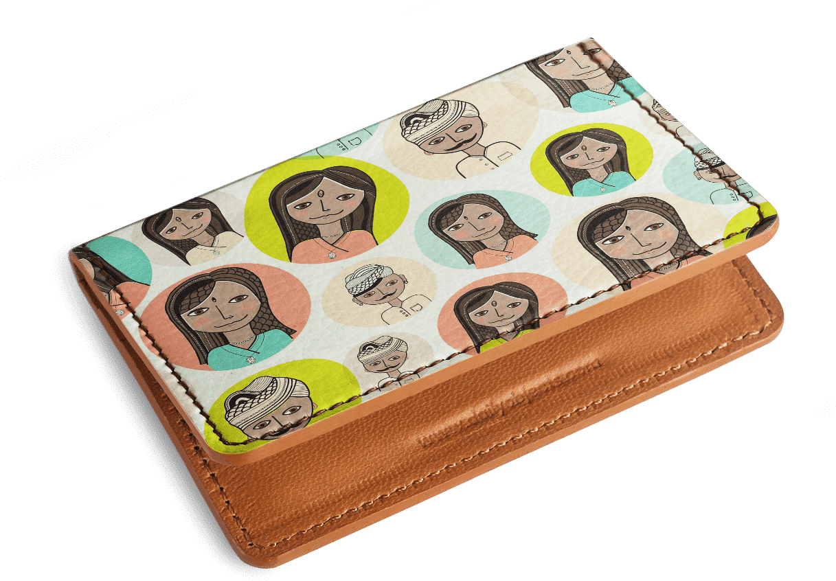 Dailyobjects Indian Family Card Wallet Buy Online In Clipart (1217x846), Png Download