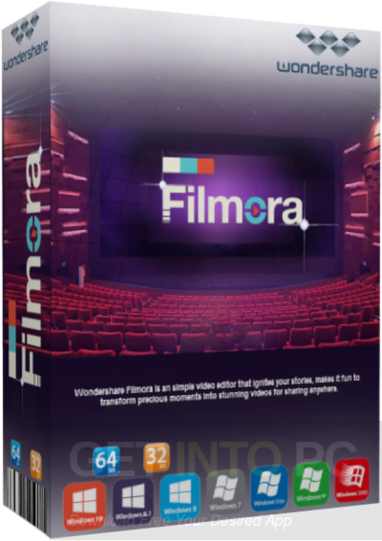 Wondershare Filmora 8 Complete Effect Packs Clipart (555x787), Png Download