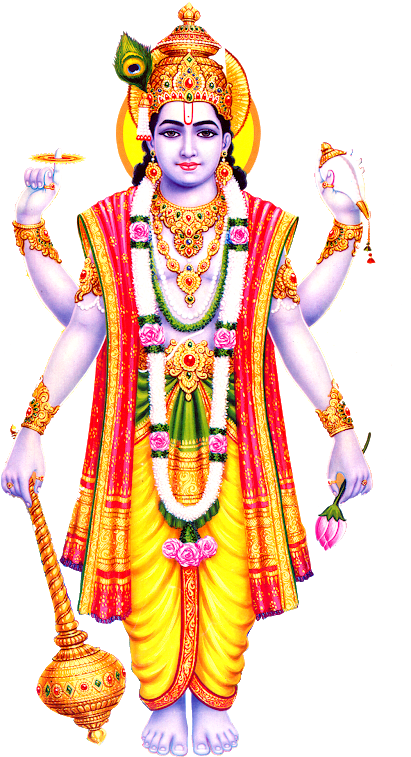 Vishnu Bagwan Hd Png Images Free Downloads - Vishnu Hindu God Clipart (486x800), Png Download