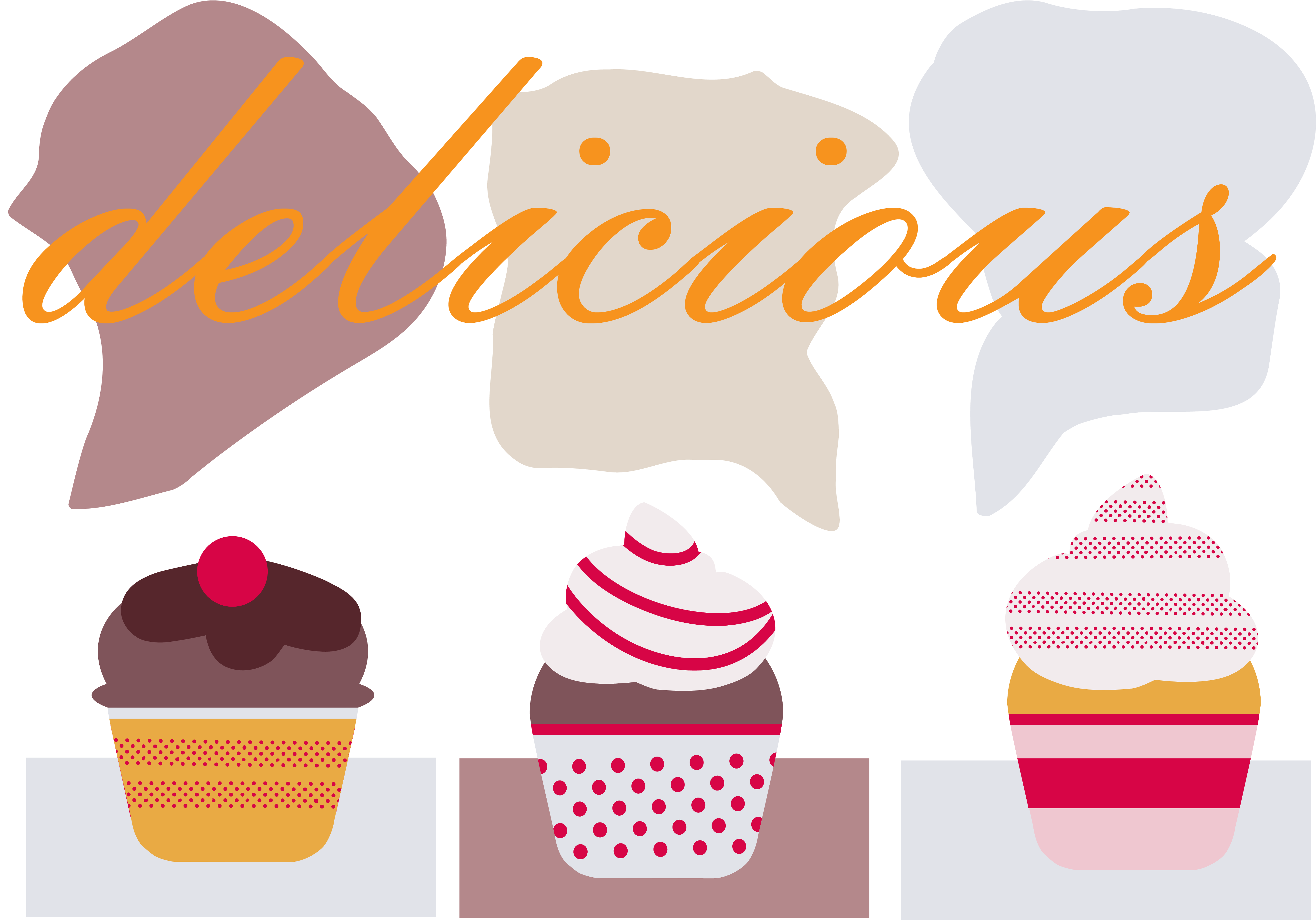 Typeface Clipart Food - Gelato - Png Download (5392x4018), Png Download