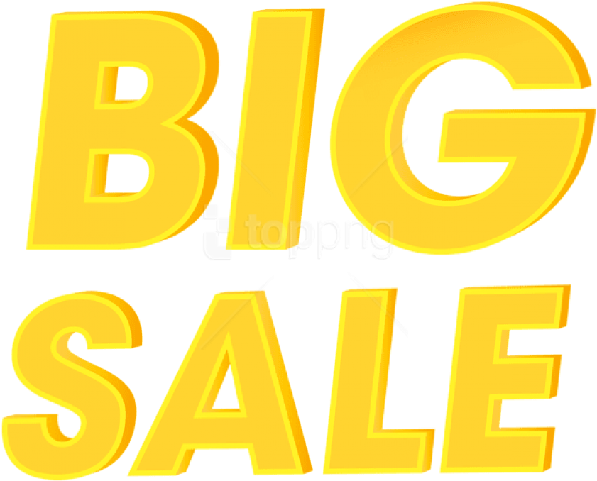 Free Png Download Big Sale Transparent Clipart Png - Sign (850x685), Png Download