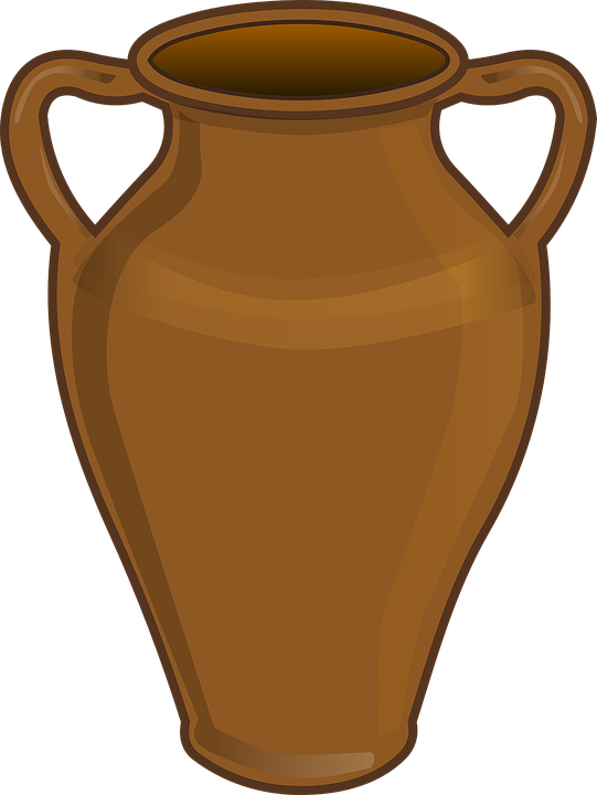 Jar Clipart Water Jar - Pottery Clipart - Png Download (541x720), Png Download