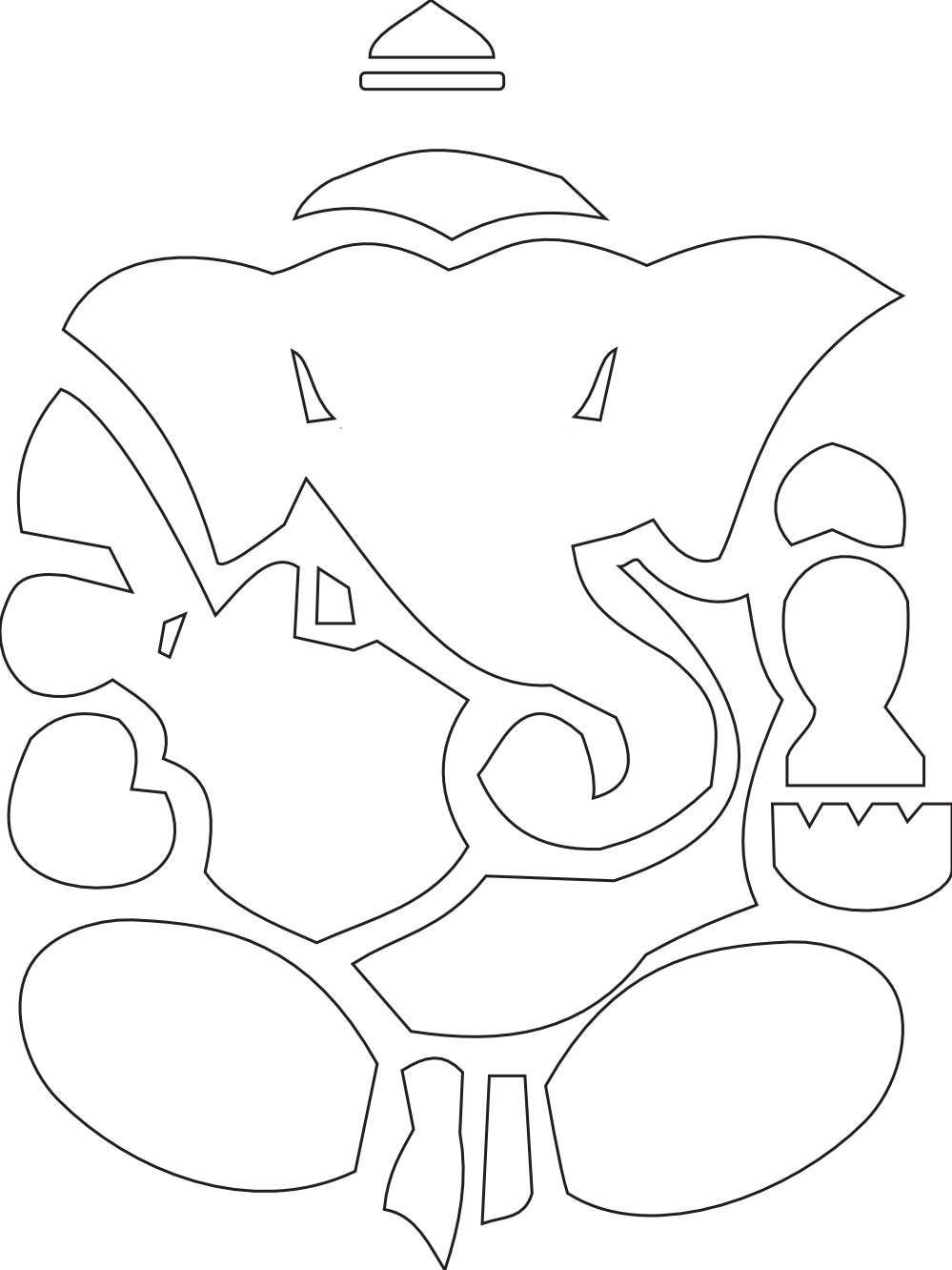 Clip Art Transprent Png Free Download Symmetry - Ganesh Chaturthi Ki Transparent Png (999x1332), Png Download