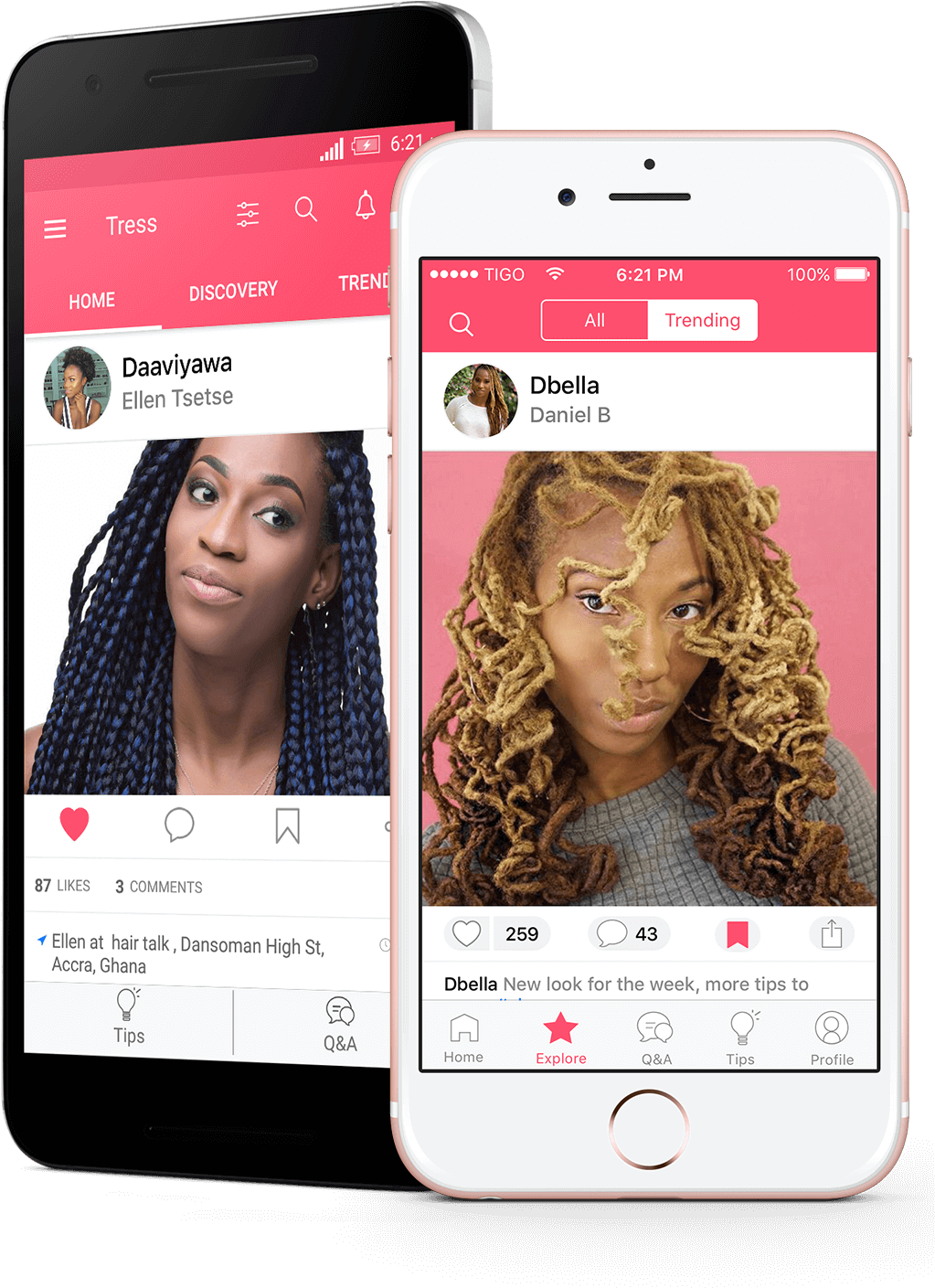 Download Tress Now - Tressapp Clipart (1056x1569), Png Download