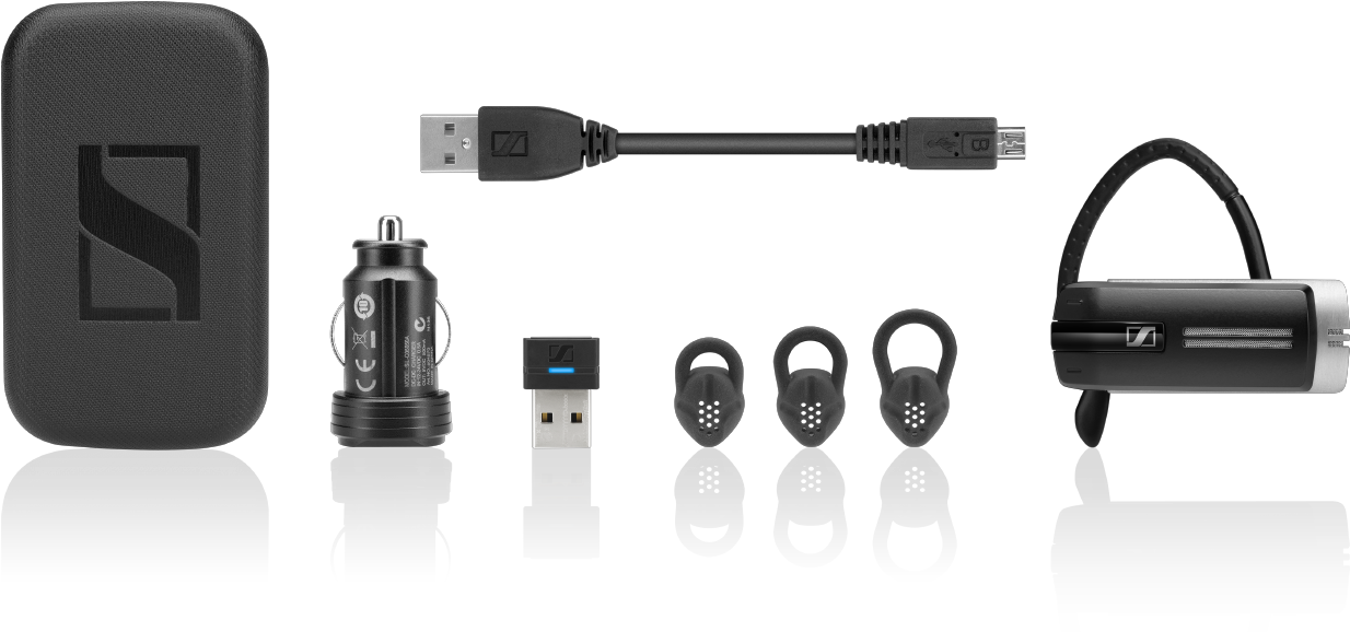 Sennheiser Presence™ Uc Ml Ear Bluetooth Headset For - Sennheiser Presence Uc Clipart (1233x600), Png Download