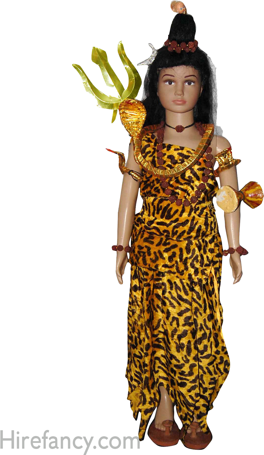 Hire Fancy - Shiva Costume Png Clipart (1219x1600), Png Download