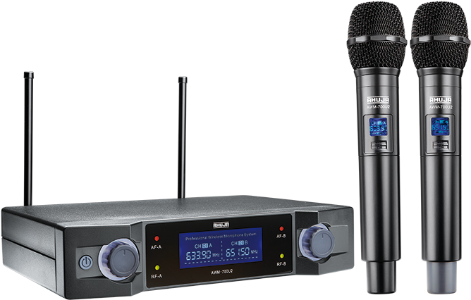 Wireless Microphone Awm 700u2 - Ahuja Awm 700u2 Price Clipart (800x800), Png Download