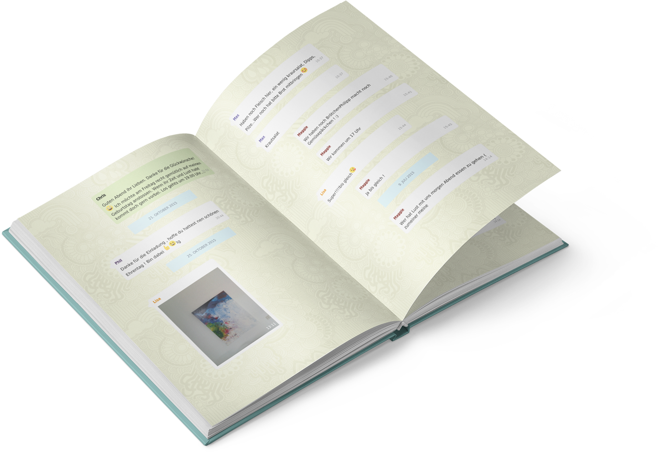 We Print Your Personal Whatsapp Book - Book Clipart (1311x902), Png Download