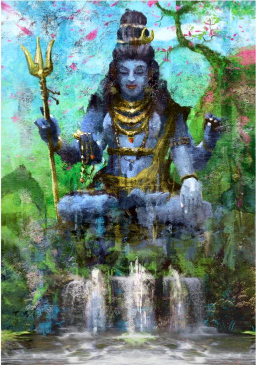 Shiva Painting - Painting Clipart (730x730), Png Download