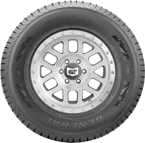Vector Free Grabber Arctic Studdable For Large Suvs - General Grabber Hts 60 275 55r20 Clipart (600x590), Png Download