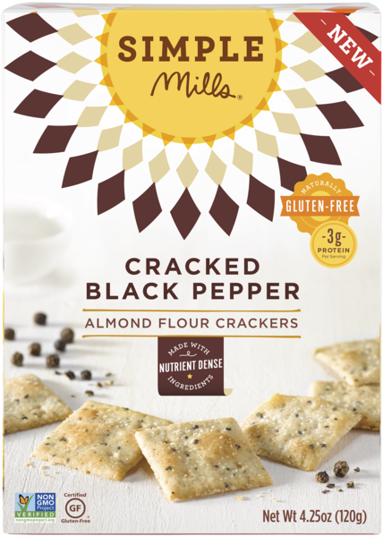 Simple Mills Almond Flour Crackers Clipart (600x600), Png Download