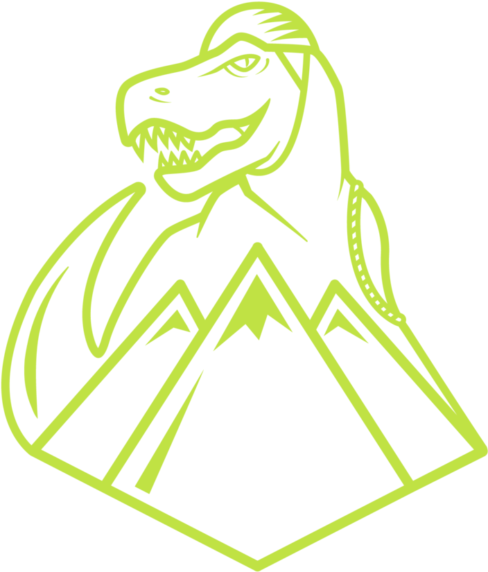 Dynoclimbonecolorvar-03 - Illustration Clipart (1000x974), Png Download