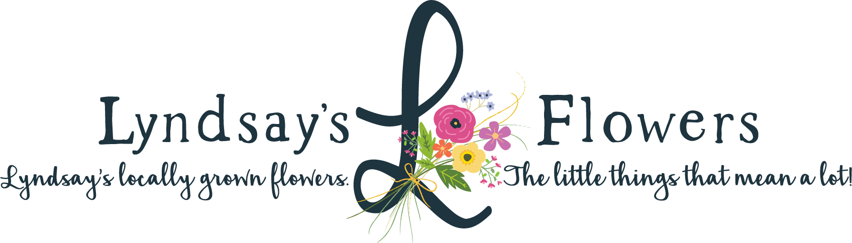 Lyndsay's Flowers - Calligraphy Clipart (1696x484), Png Download