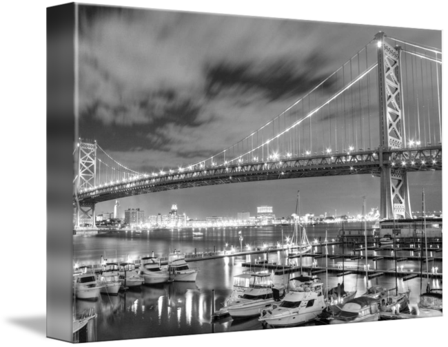Ben Franklin Bridge Png - Cable-stayed Bridge Clipart (650x504), Png Download