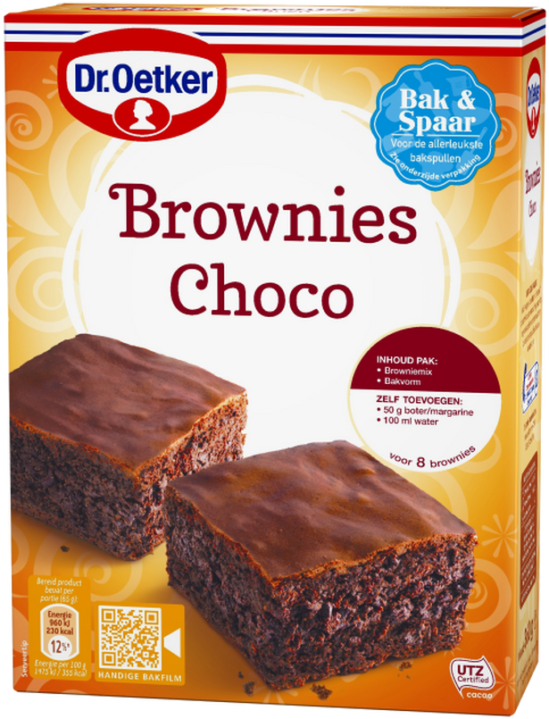 Brownies Van Dr - Brownie Pakket Clipart (636x879), Png Download