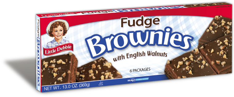 Little Debbie Fudge Brownies Clipart (858x429), Png Download