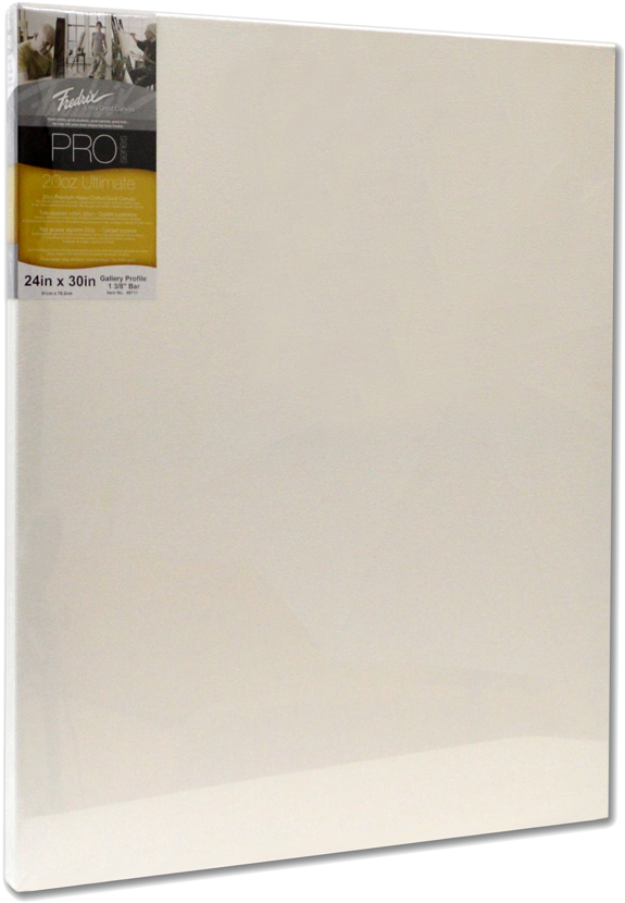 Fredrix Pro Series 20 Oz Ultimate Cotton Stretched - Construction Paper Clipart (644x900), Png Download