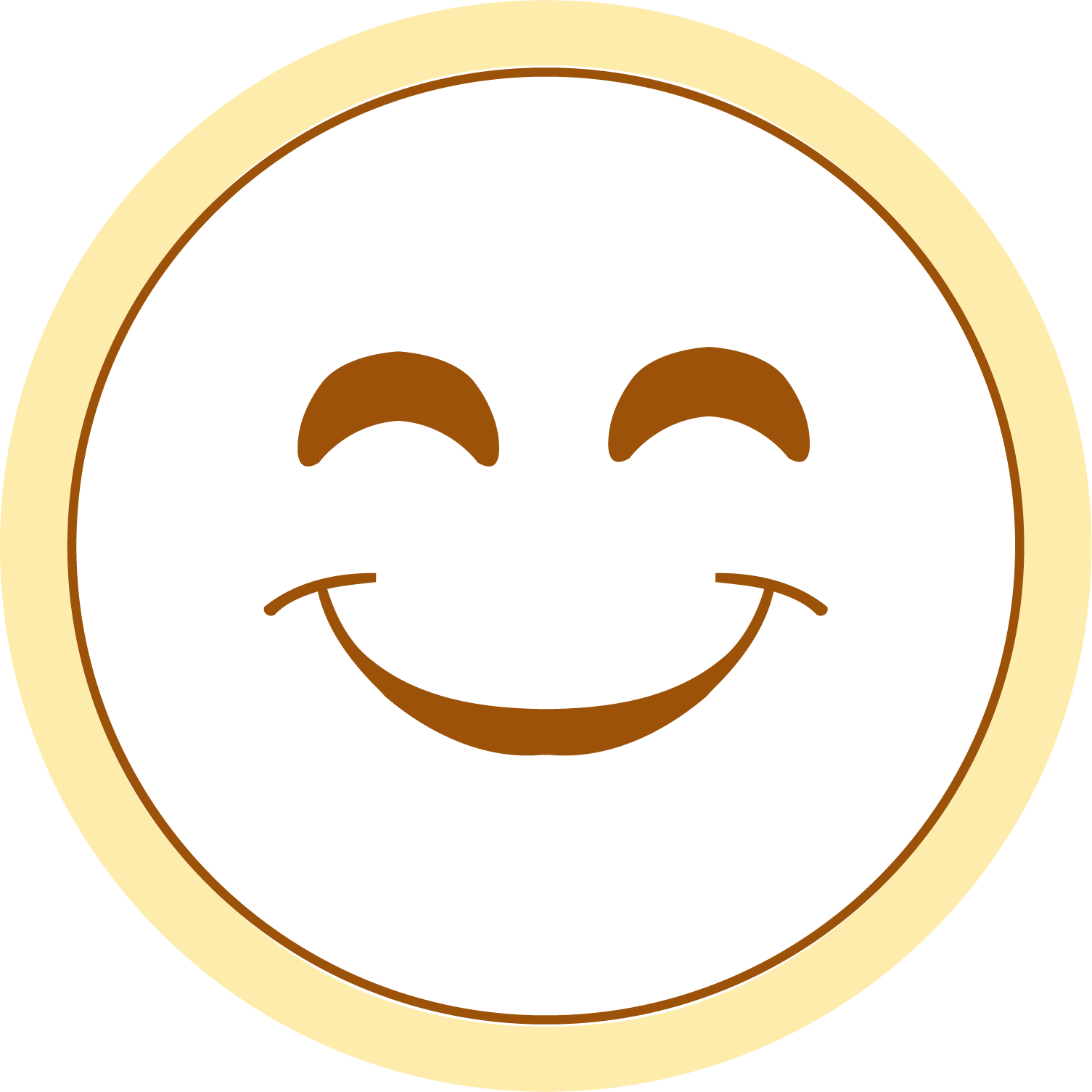 Very Happy Smiley Face Clipartly - Circle - Png Download (1505x1505), Png Download