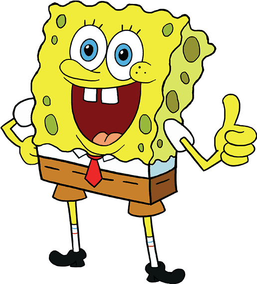 How To Draw Spongebob Easy Step By - Spongebob Png Clipart (678x600), Png Download