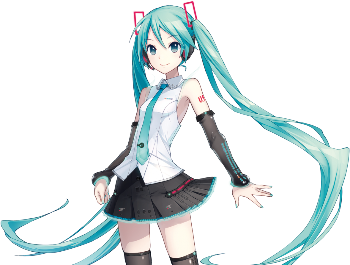 A Man Married A Hologram Of A Virtual Reality Singer - Hatsune Miku Clipart (1200x900), Png Download