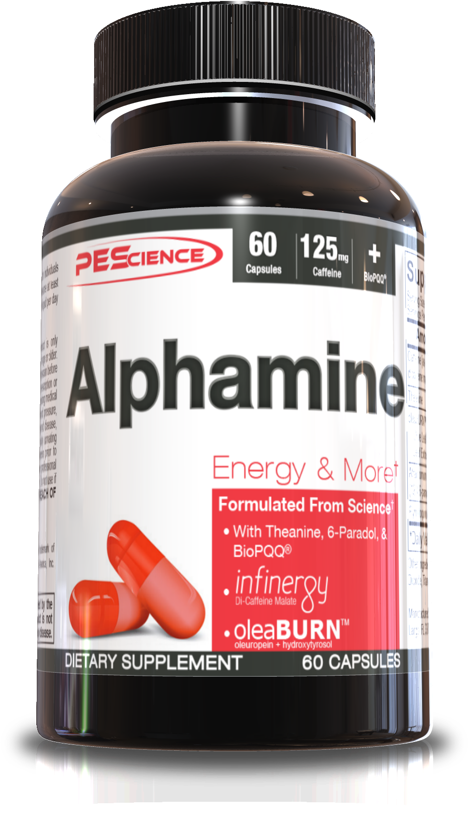 Alphamine Capsules Bring Pqq To The Fat Burning Party - Erase Pro Clipart (1006x1688), Png Download