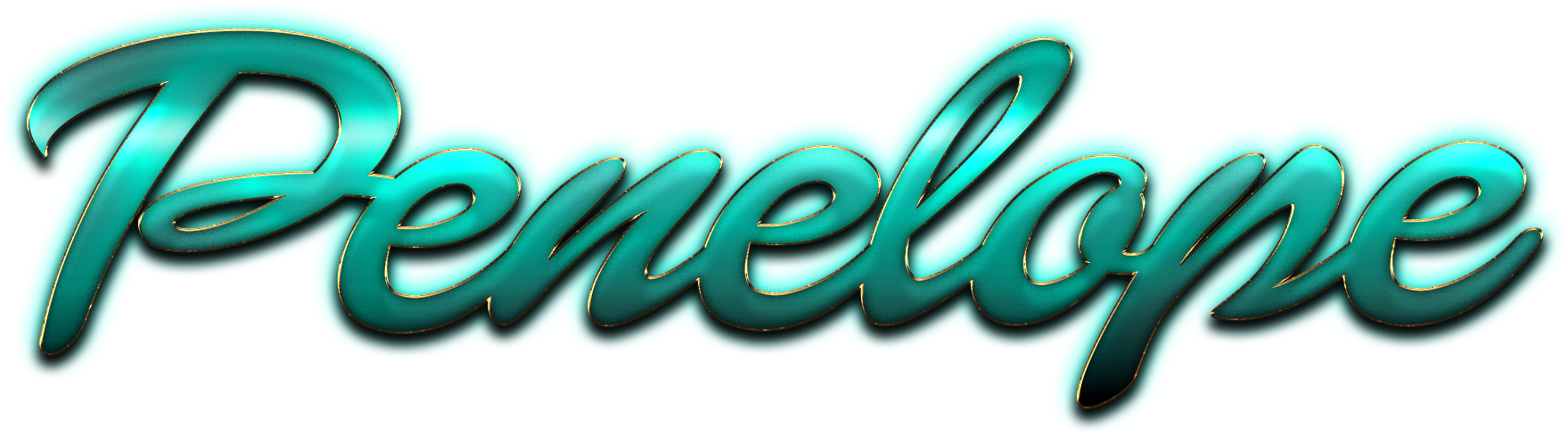 Penelope Name Logo Png - Graphic Design Clipart (1909x569), Png Download