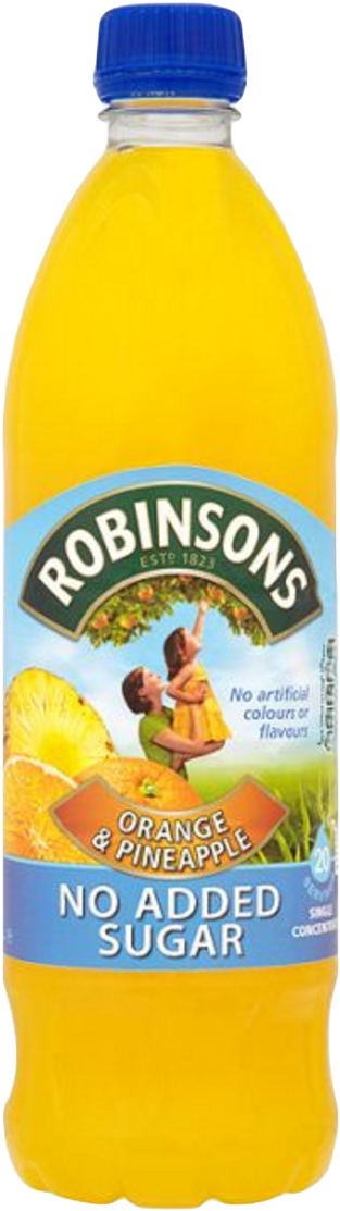 Robinsons Orange &amp - Orange And Pineapple Robinsons Clipart (1500x1500), Png Download