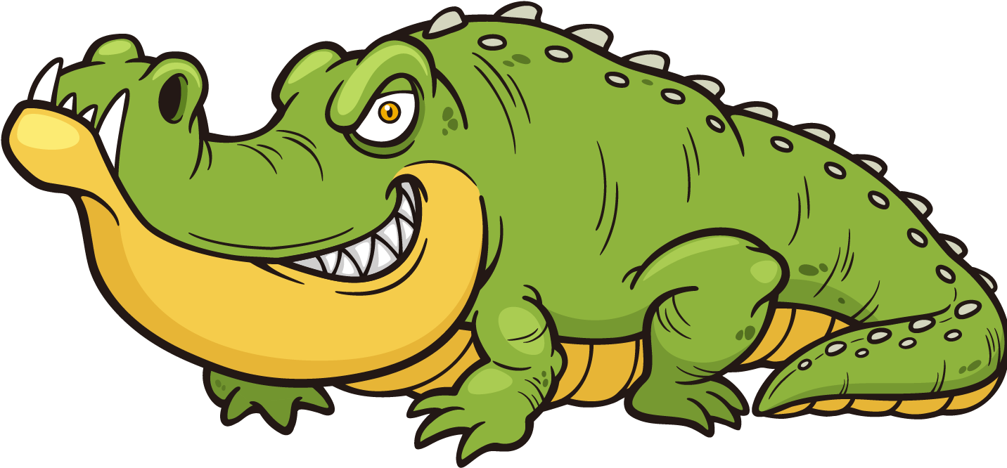 Png Stock Alligator Cartoon Illustration Transprent - Crocodiles Cartoons Png Clipart (1652x1190), Png Download
