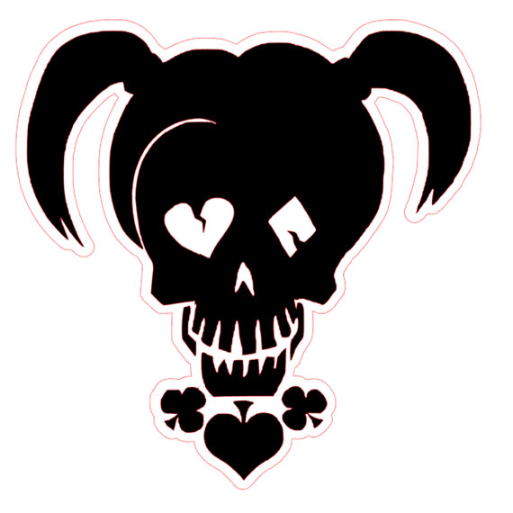 Clip Art Free Techflourish Collections Attack On - Suicide Squad Harley Quinn Logo - Png Download (570x570), Png Download